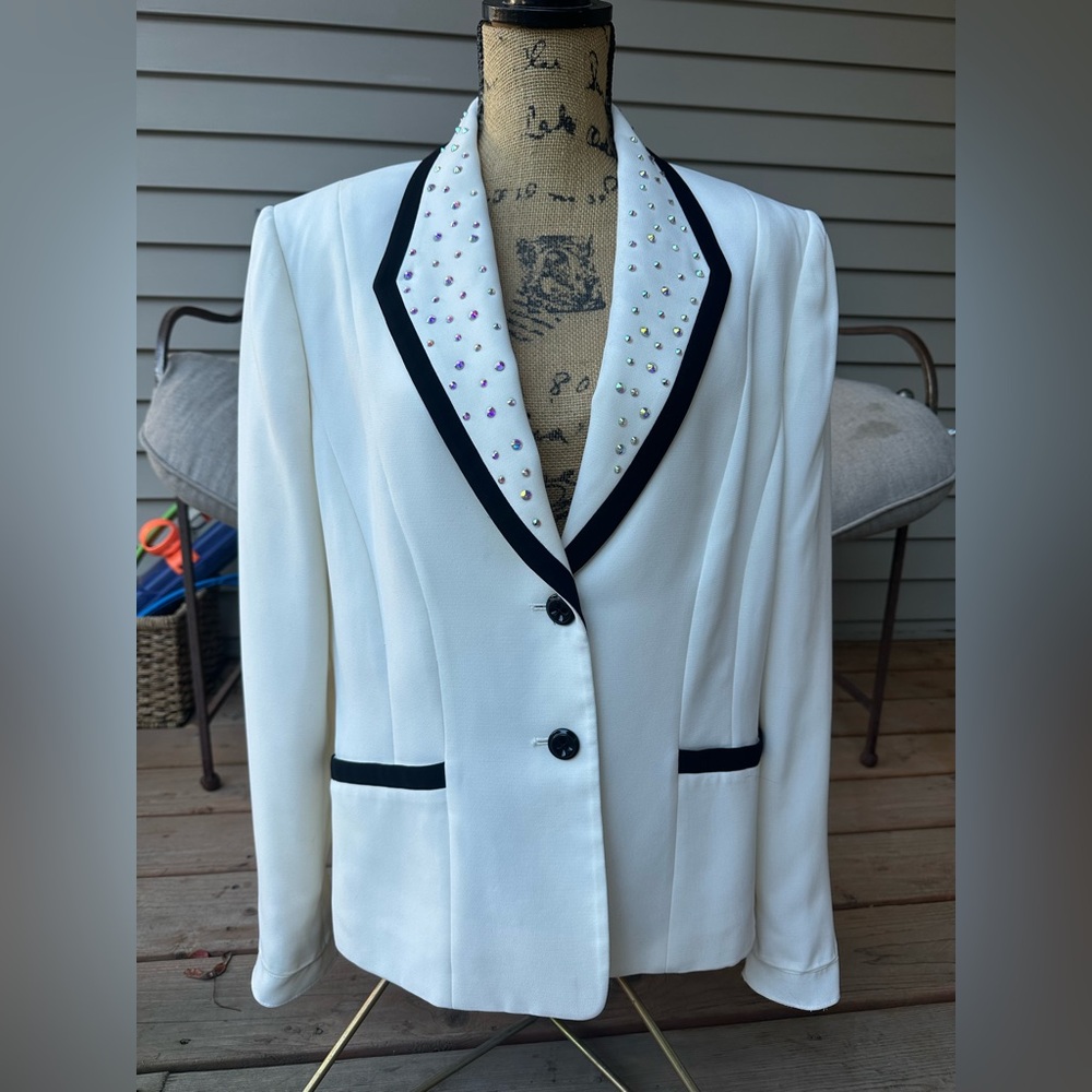 Ladies 16 Tahari Blazer Dress Showmanship Halter Jacket